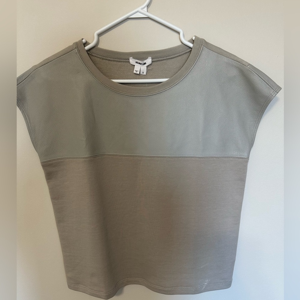 Beautiful Helmut leather blouse
